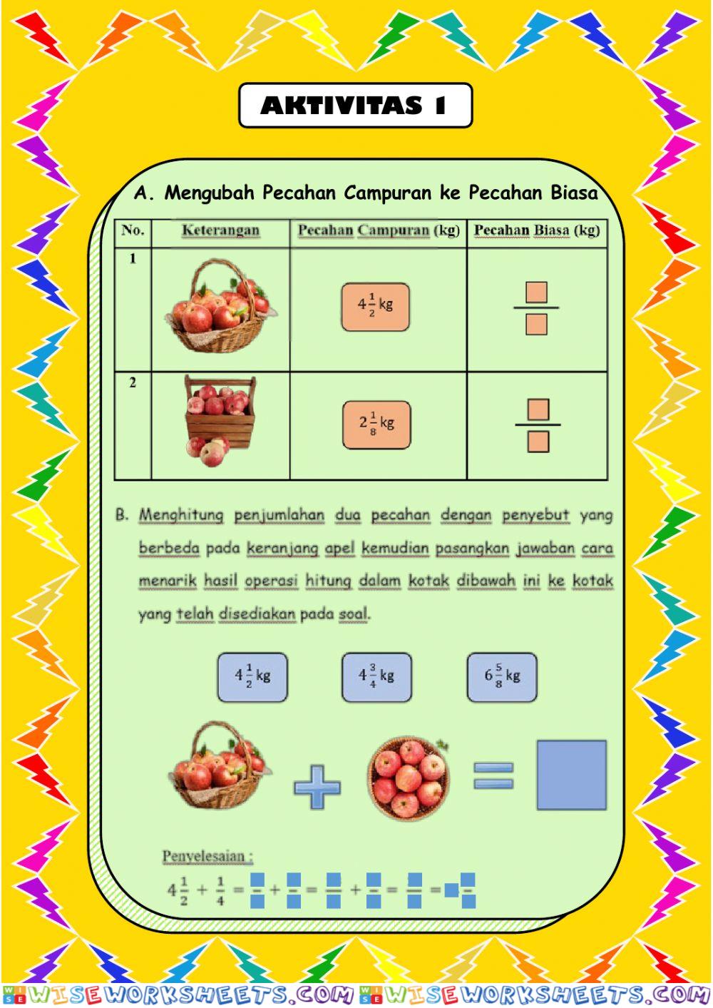 worksheet