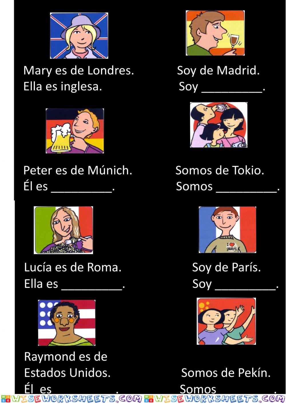 Países y naciones