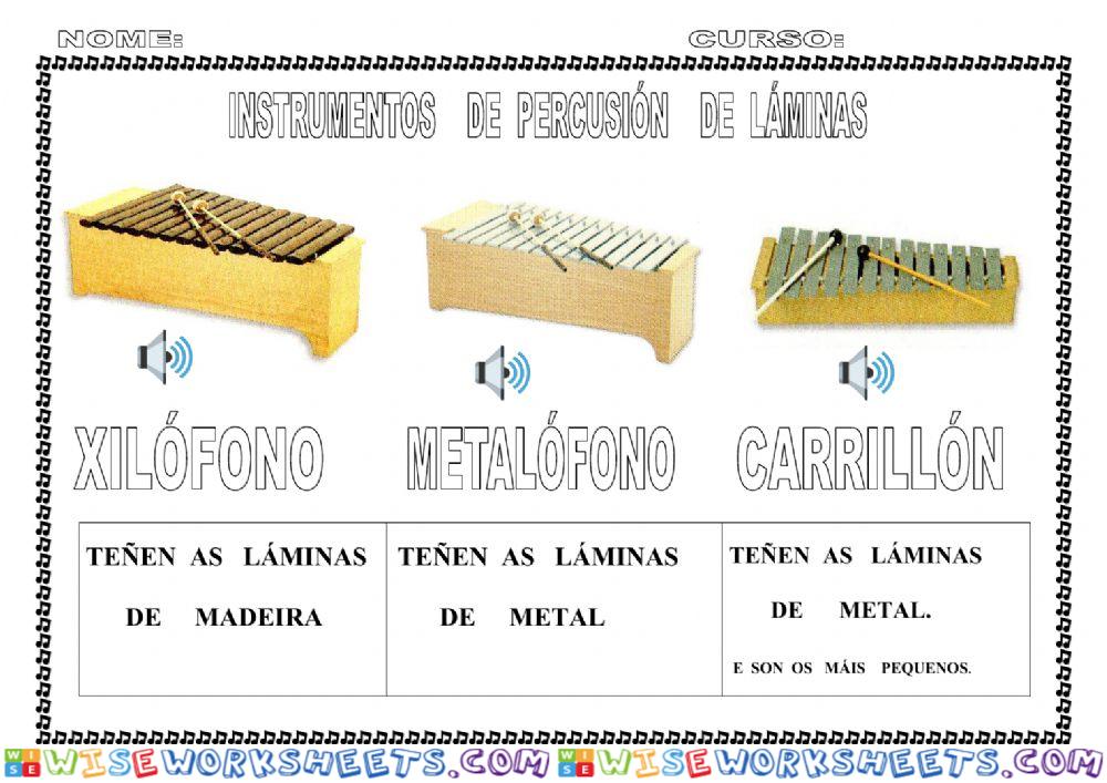 Instrumentos de láminas