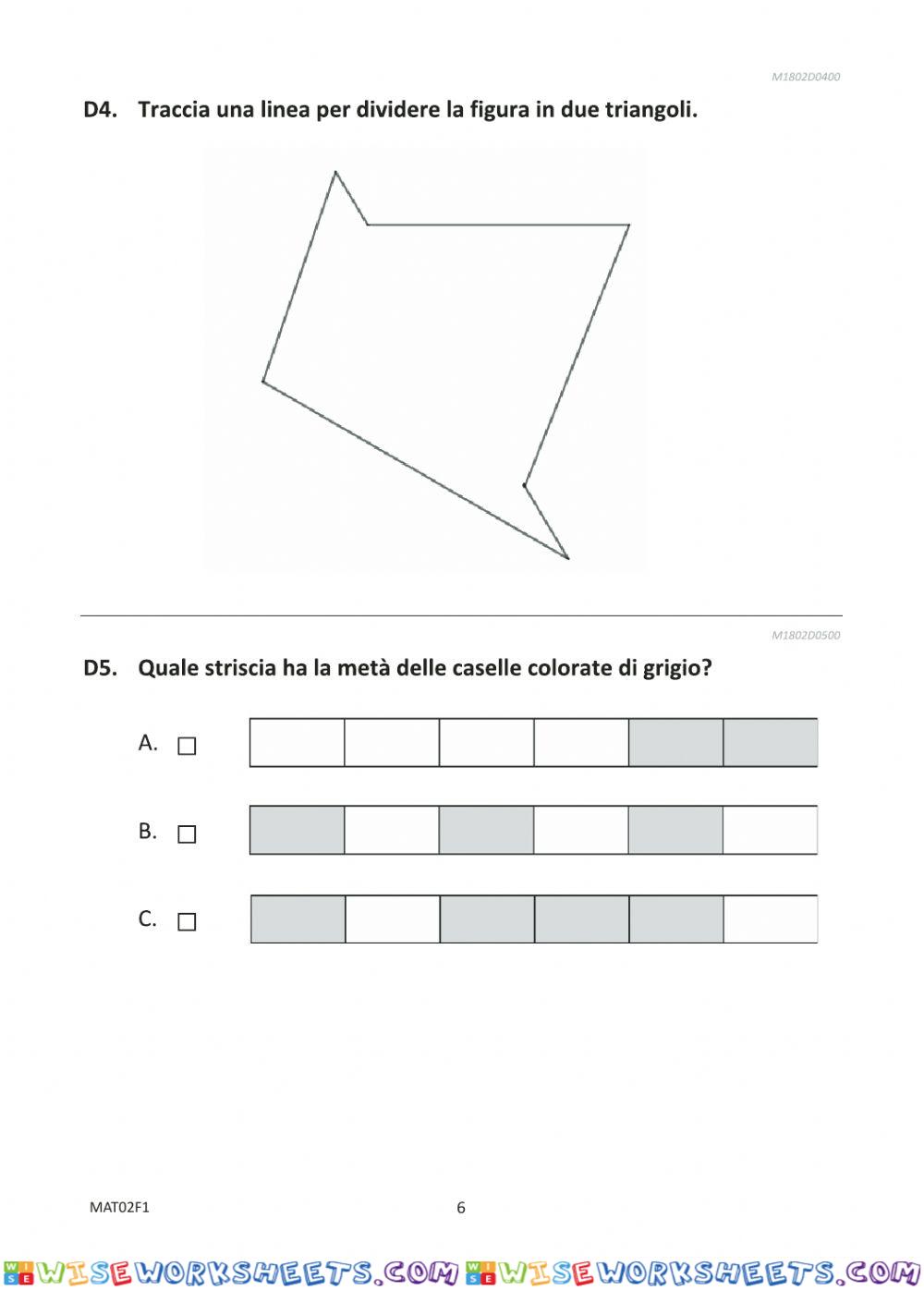 worksheet