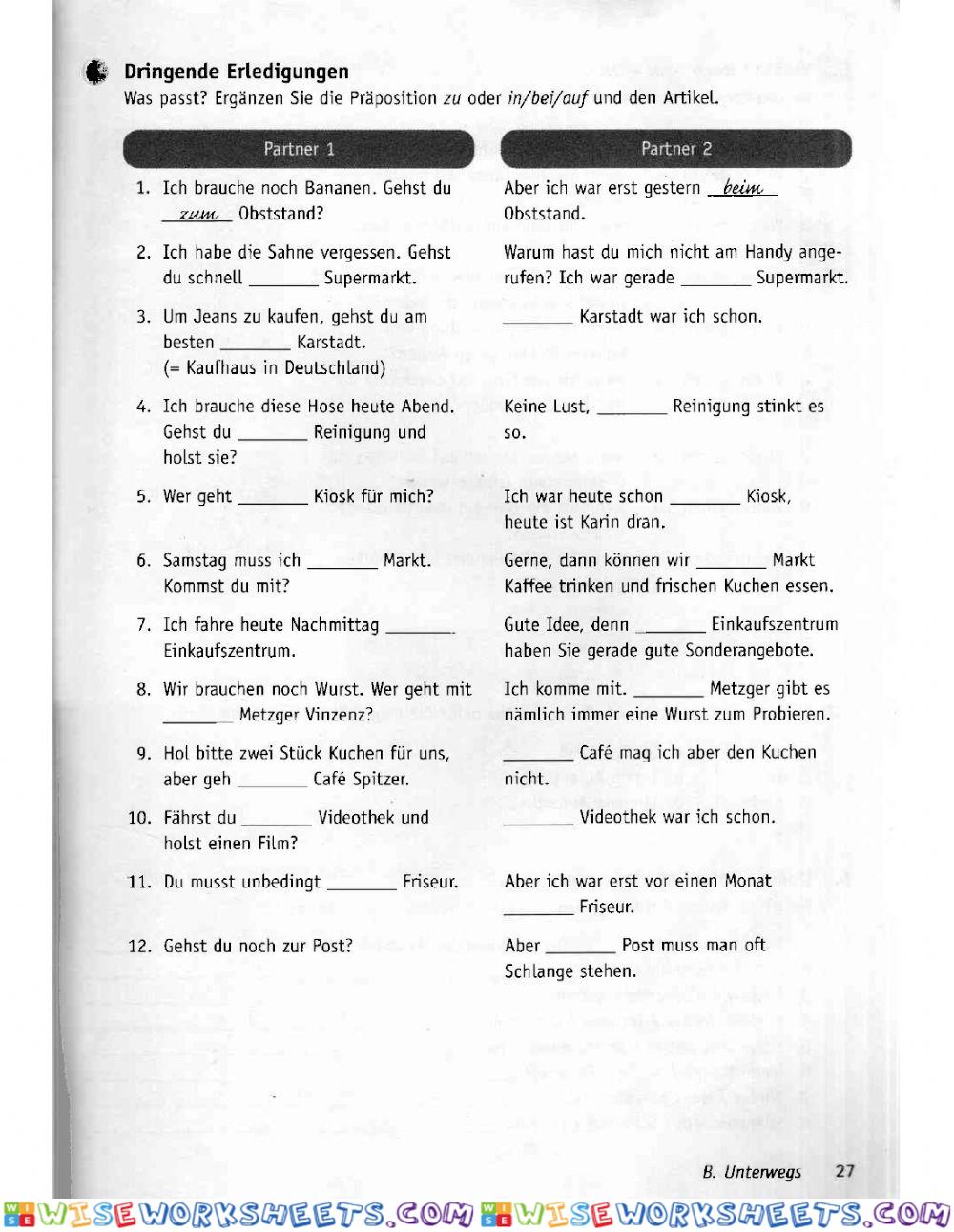 worksheet