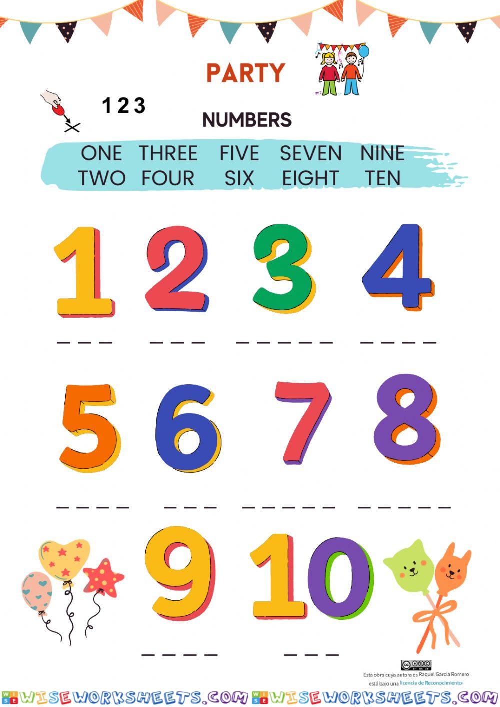 Numbers 1-10