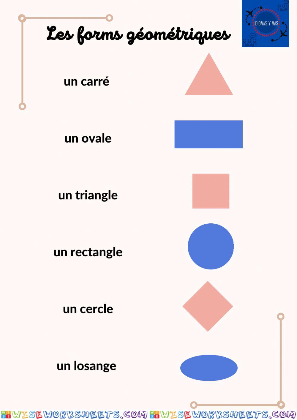 Les formes géométriques