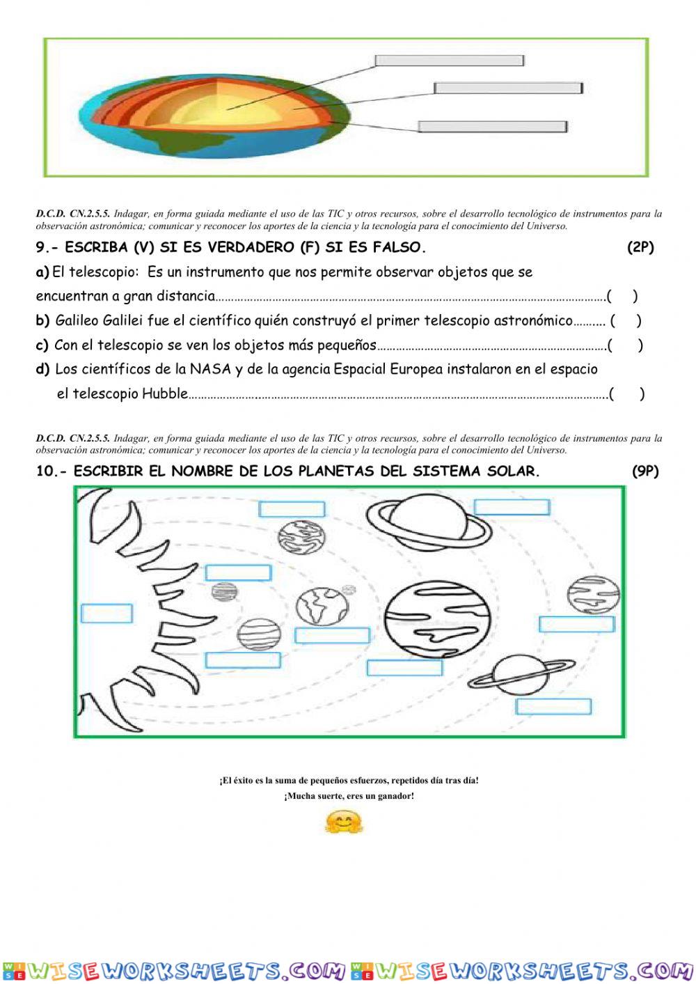 worksheet