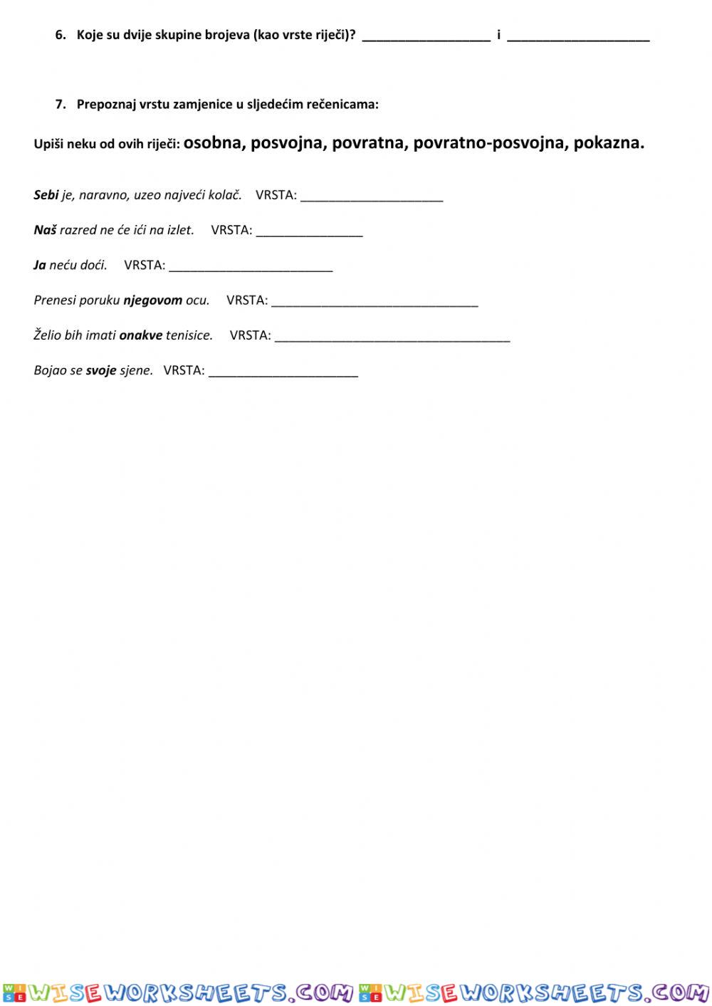 worksheet