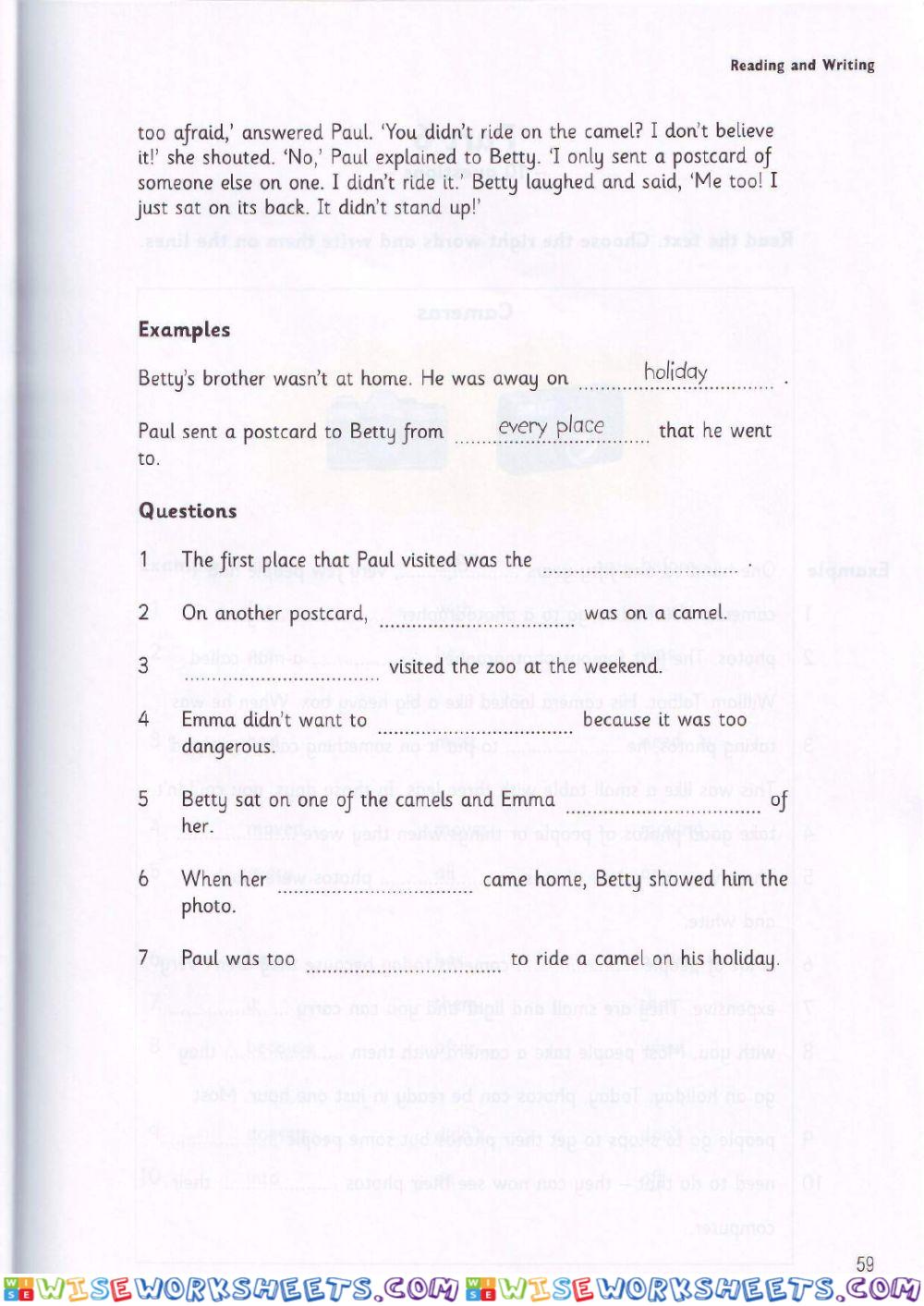 worksheet