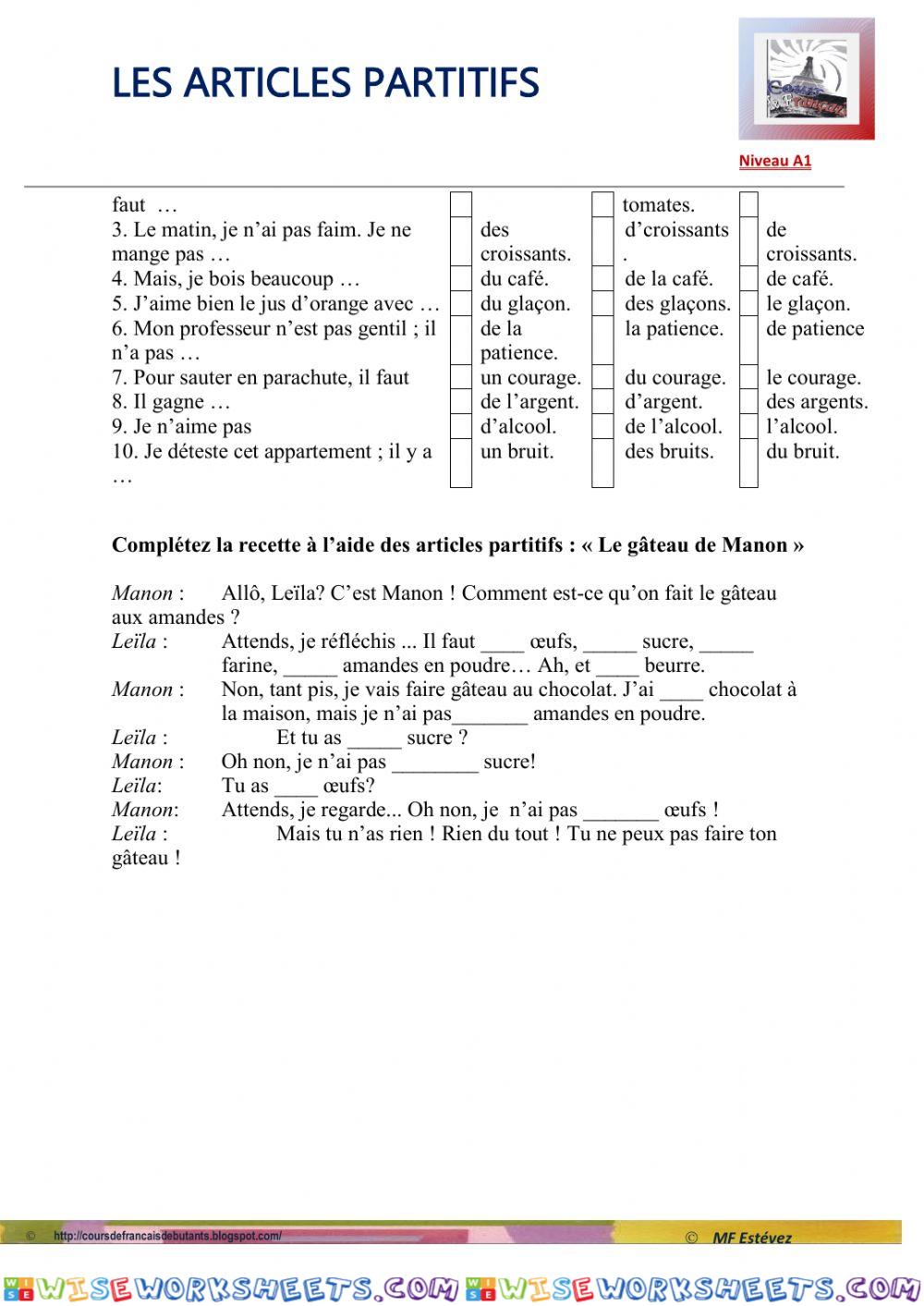 worksheet