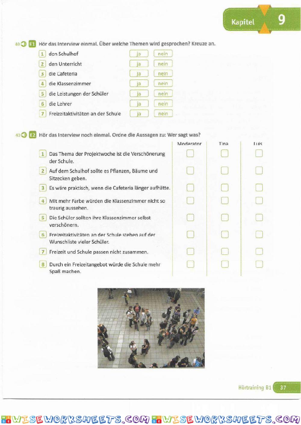 B1 Lek5 Hörtraining 9E1-2