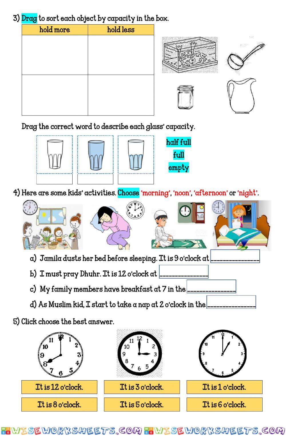 worksheet