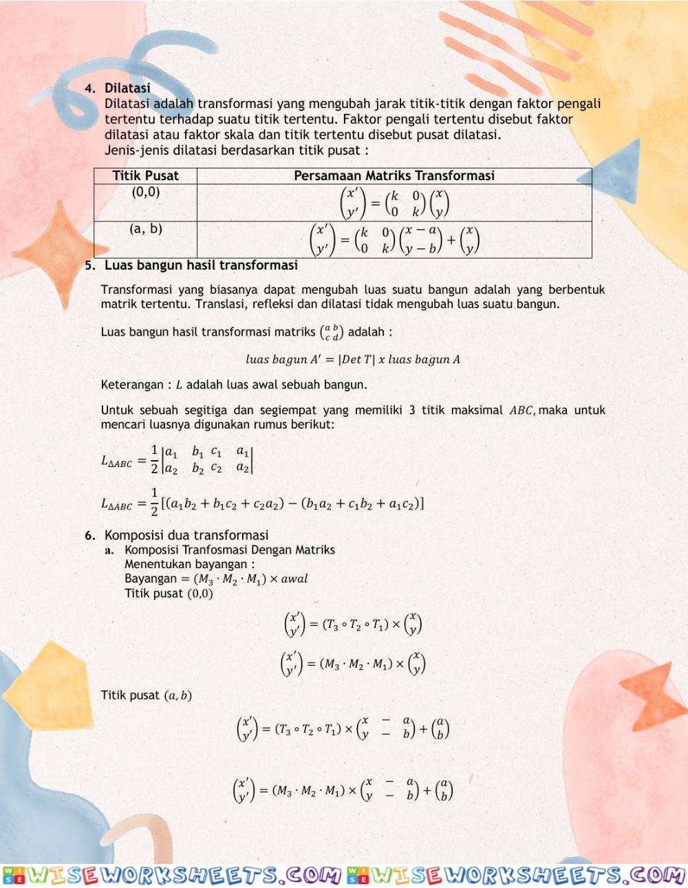 worksheet