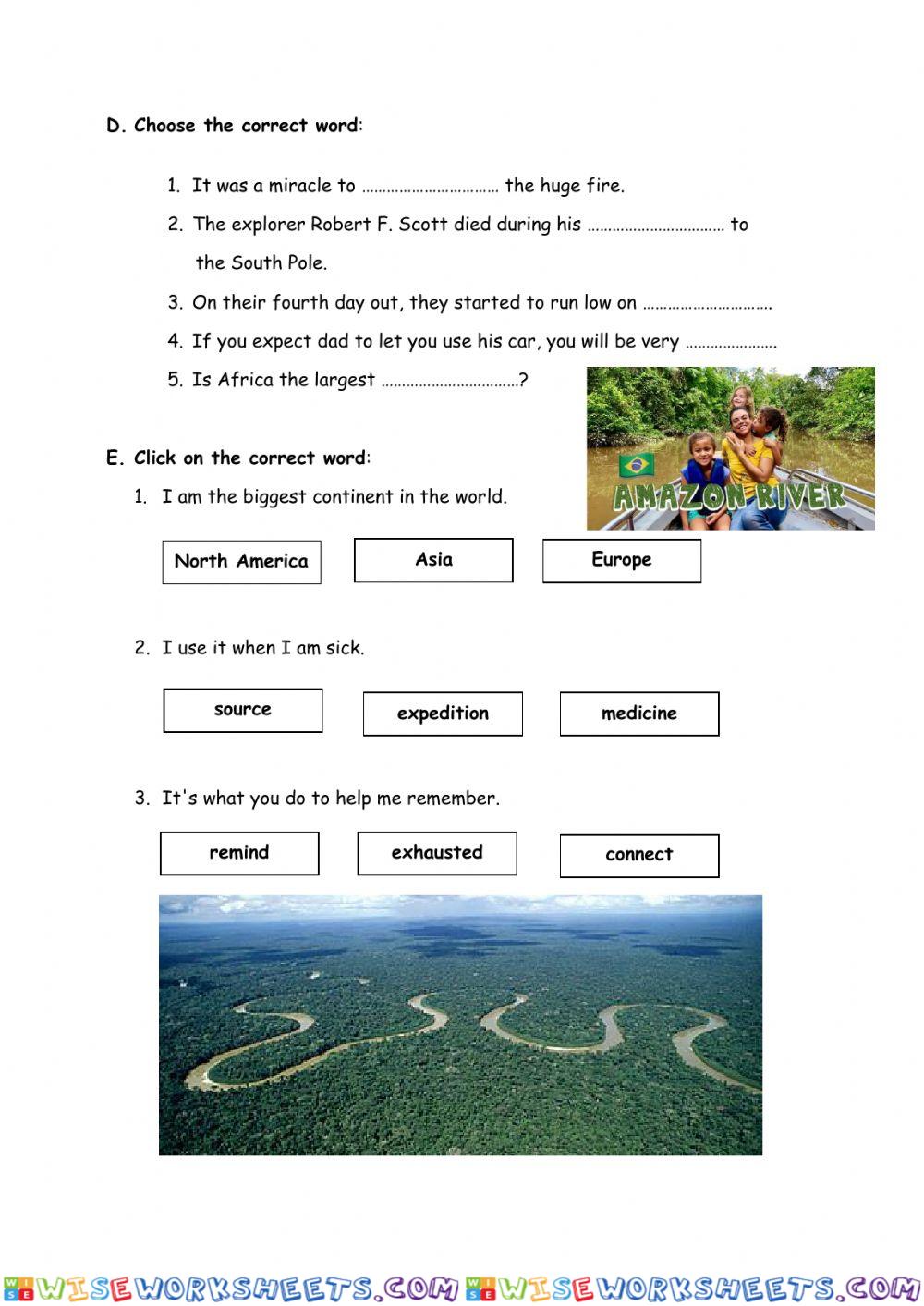 worksheet