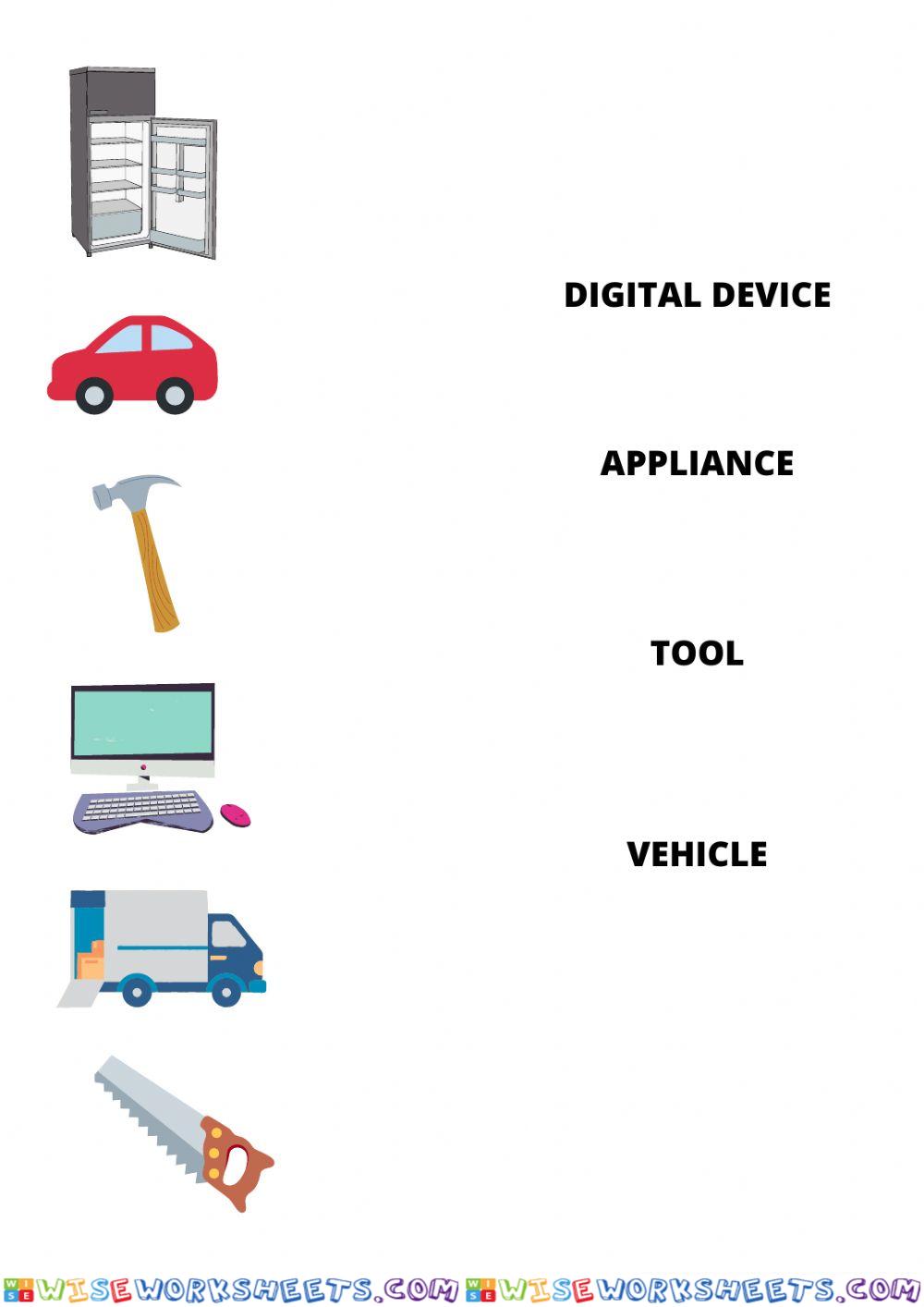 Machines classification