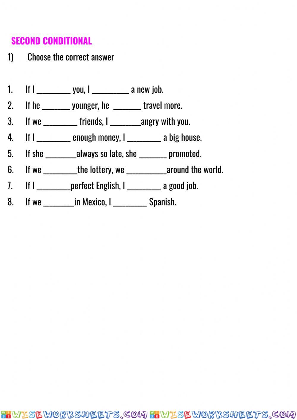 Second conditional