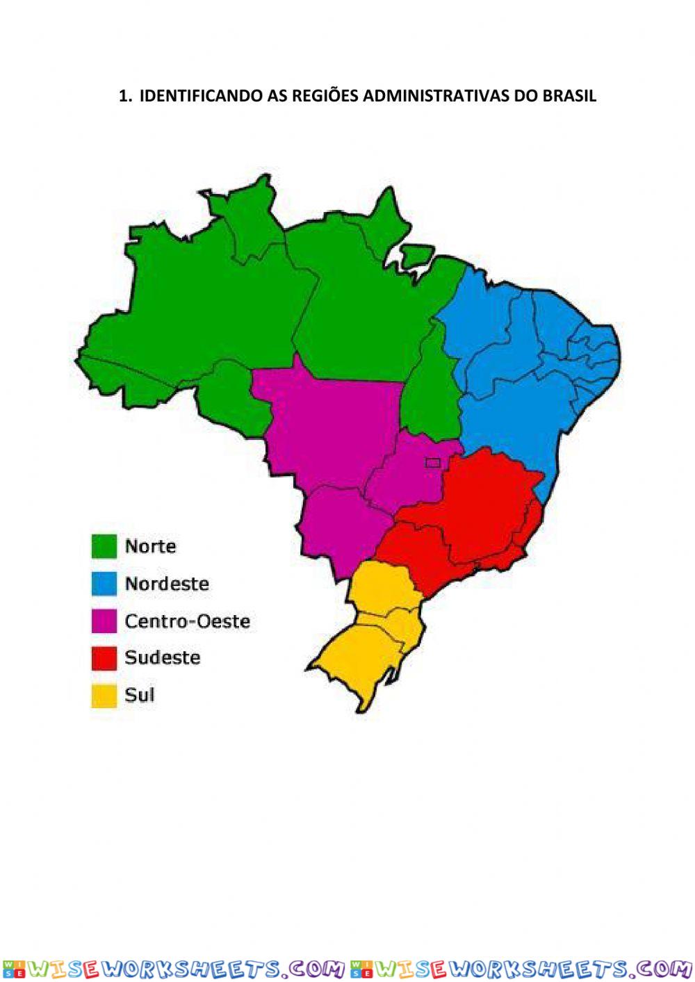 Regiões administrativas do Brasil