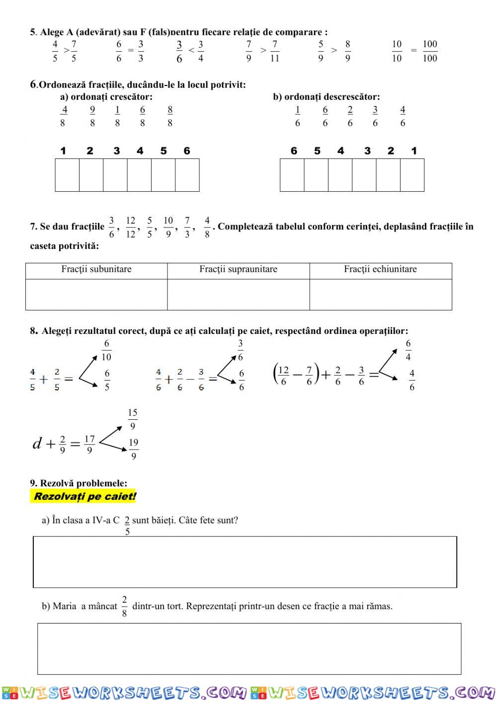 worksheet