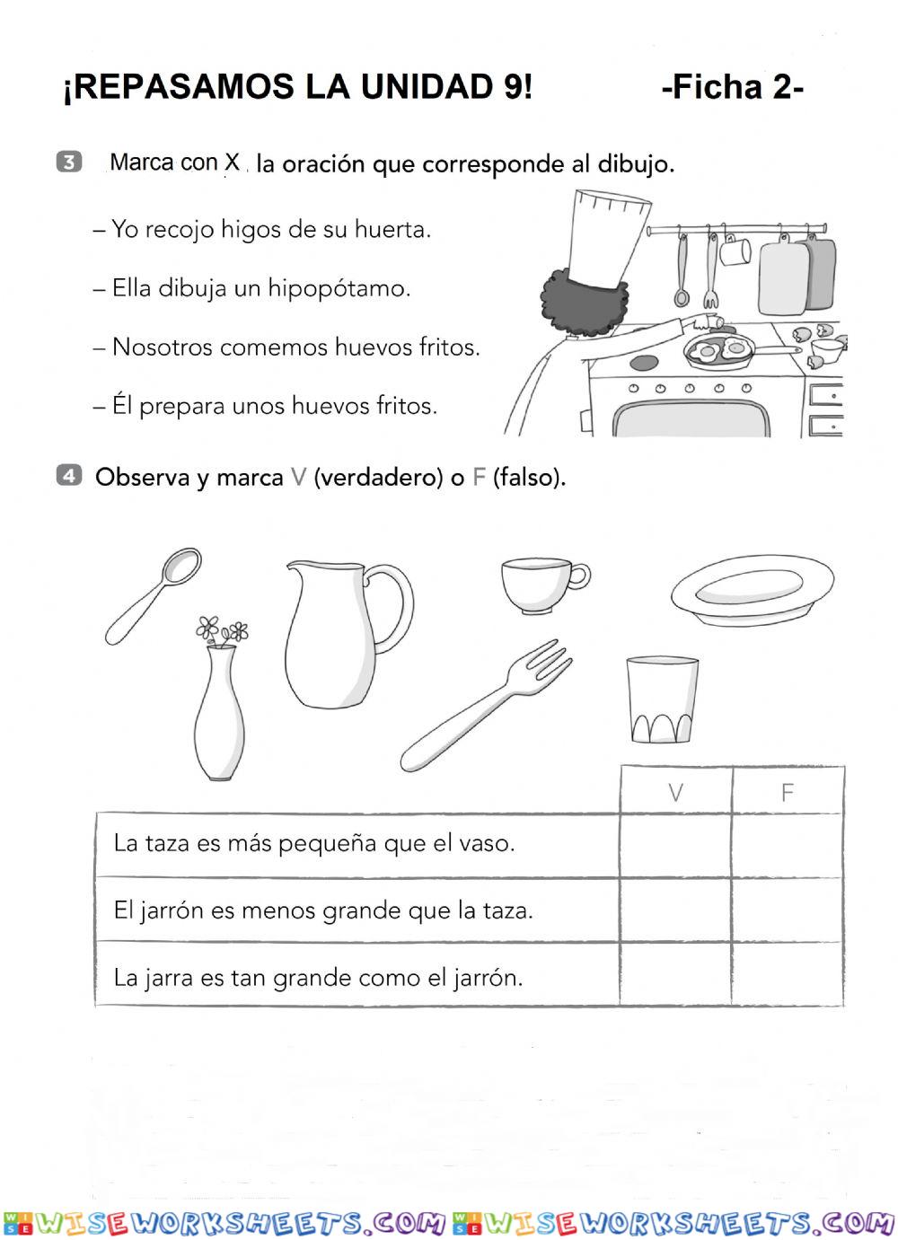 Lengua - Repasamos la Unidad 9 - Ficha 2