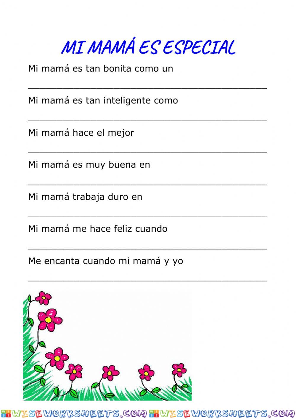 Mi mamá es especial