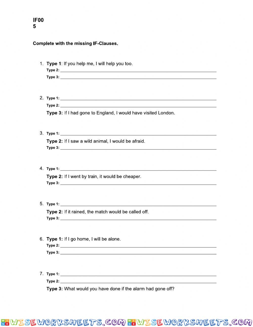 worksheet