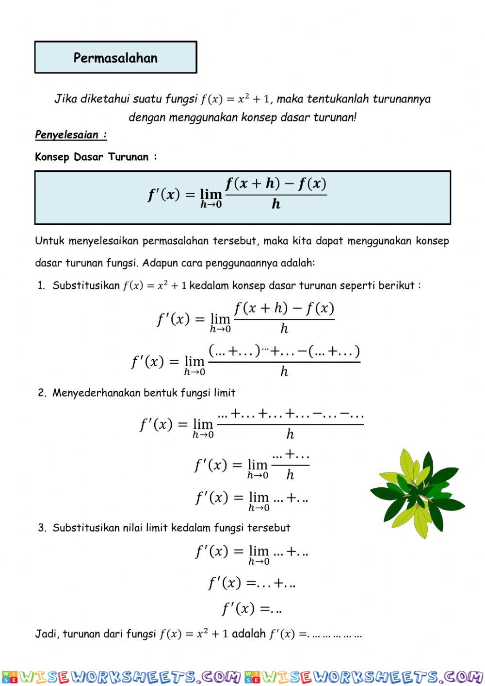 worksheet