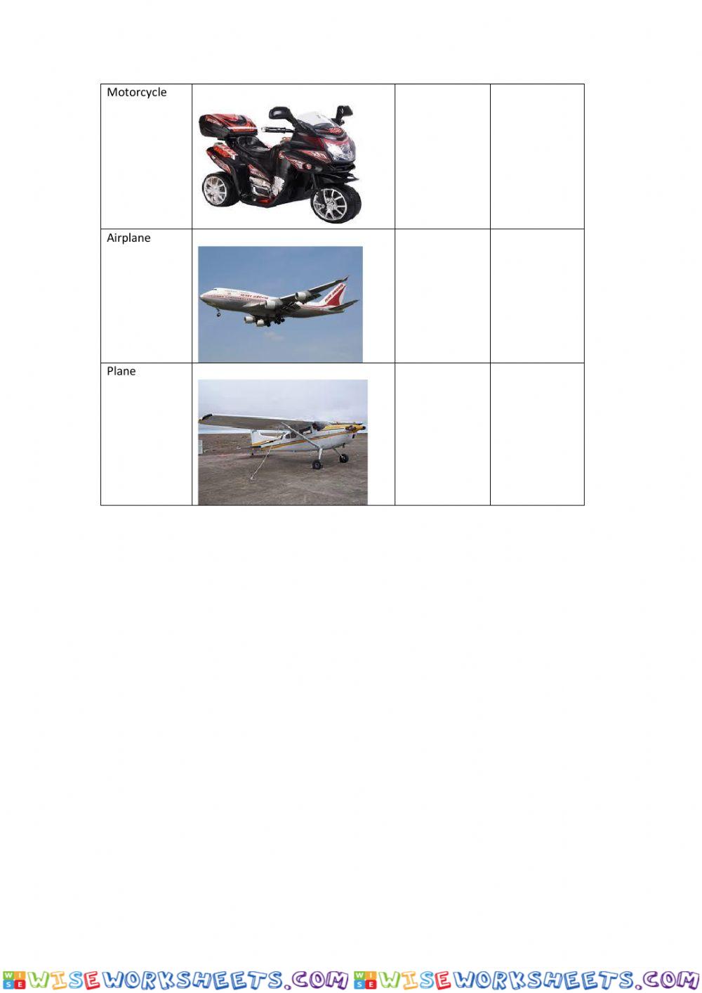 worksheet