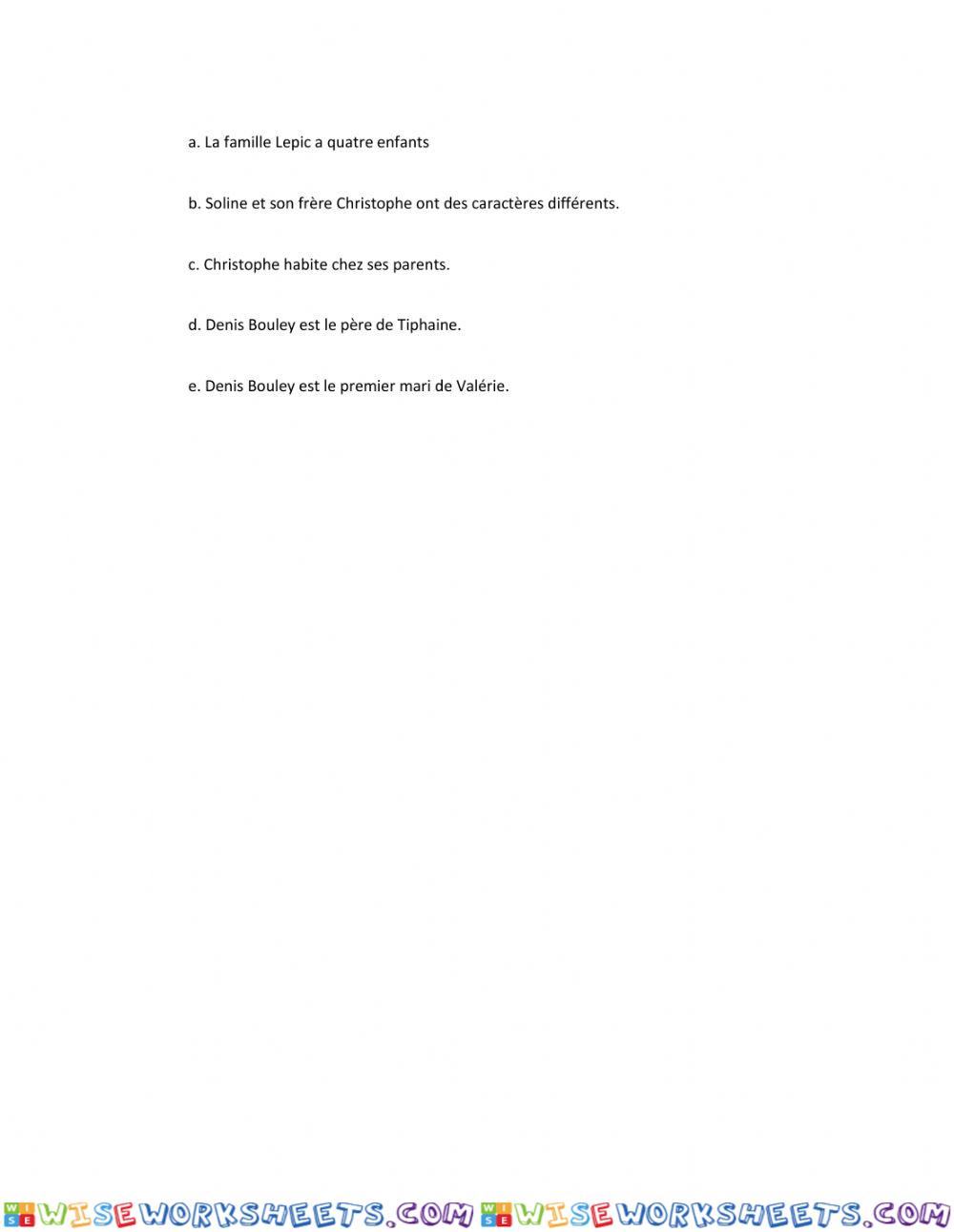 worksheet