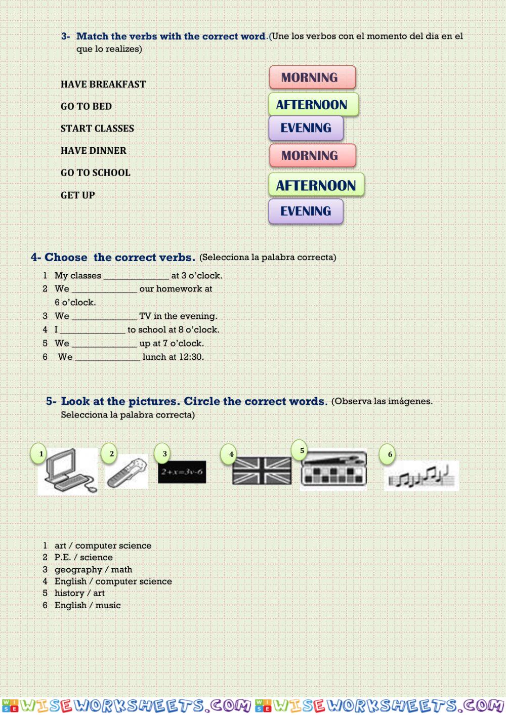 worksheet