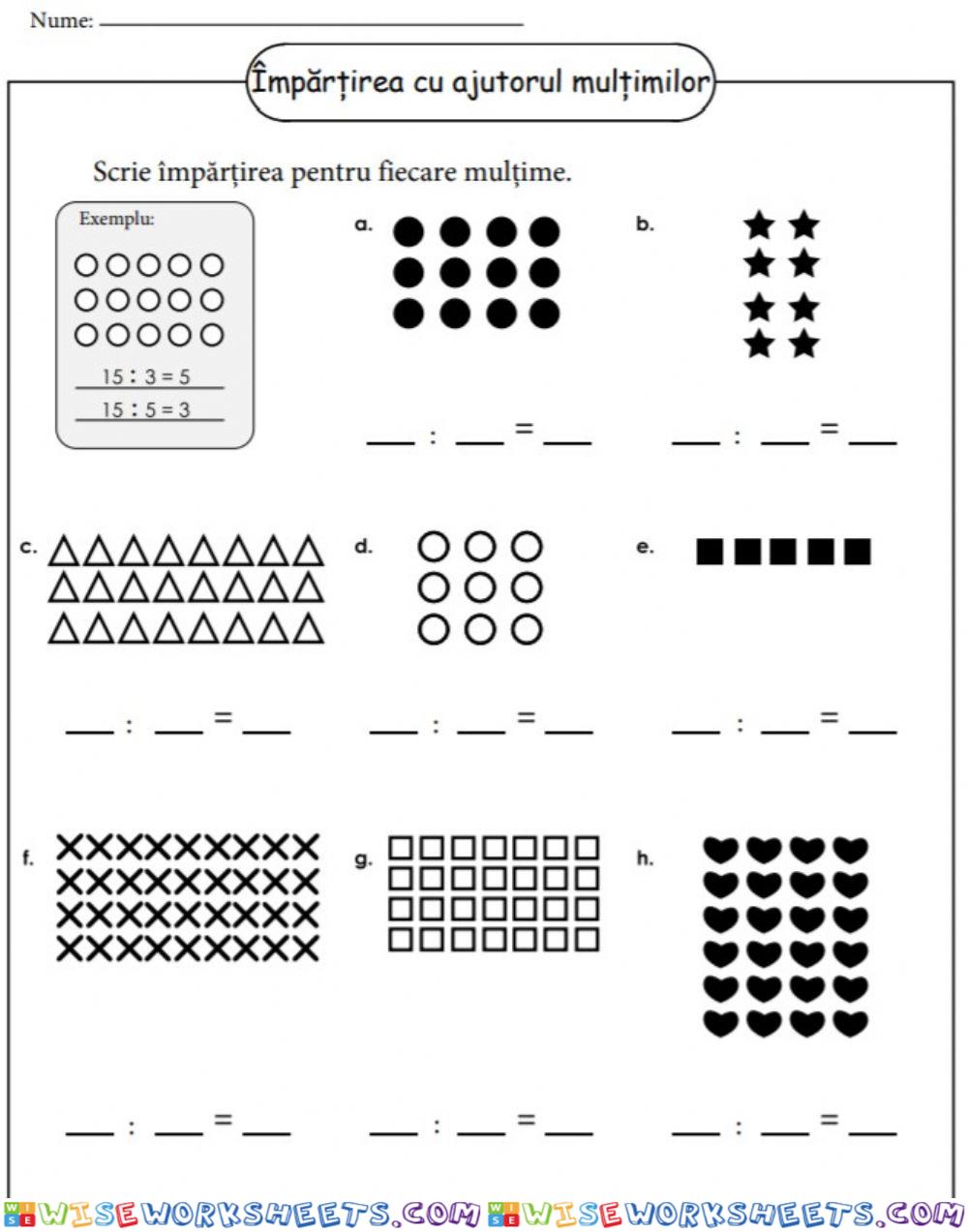 Împărțirea nr.0-100