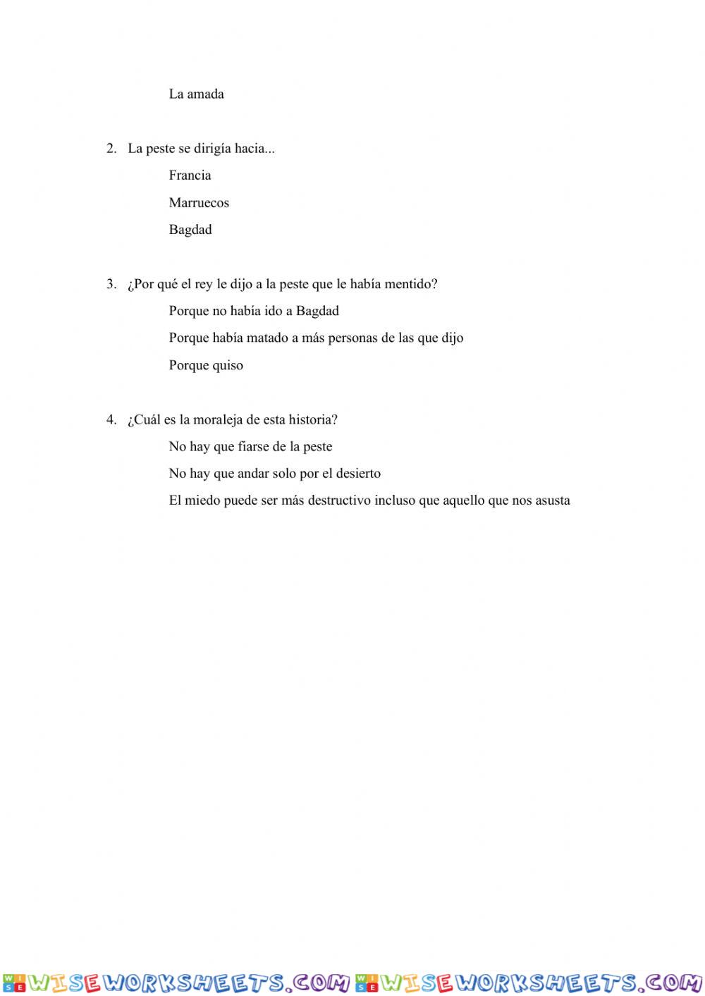 worksheet