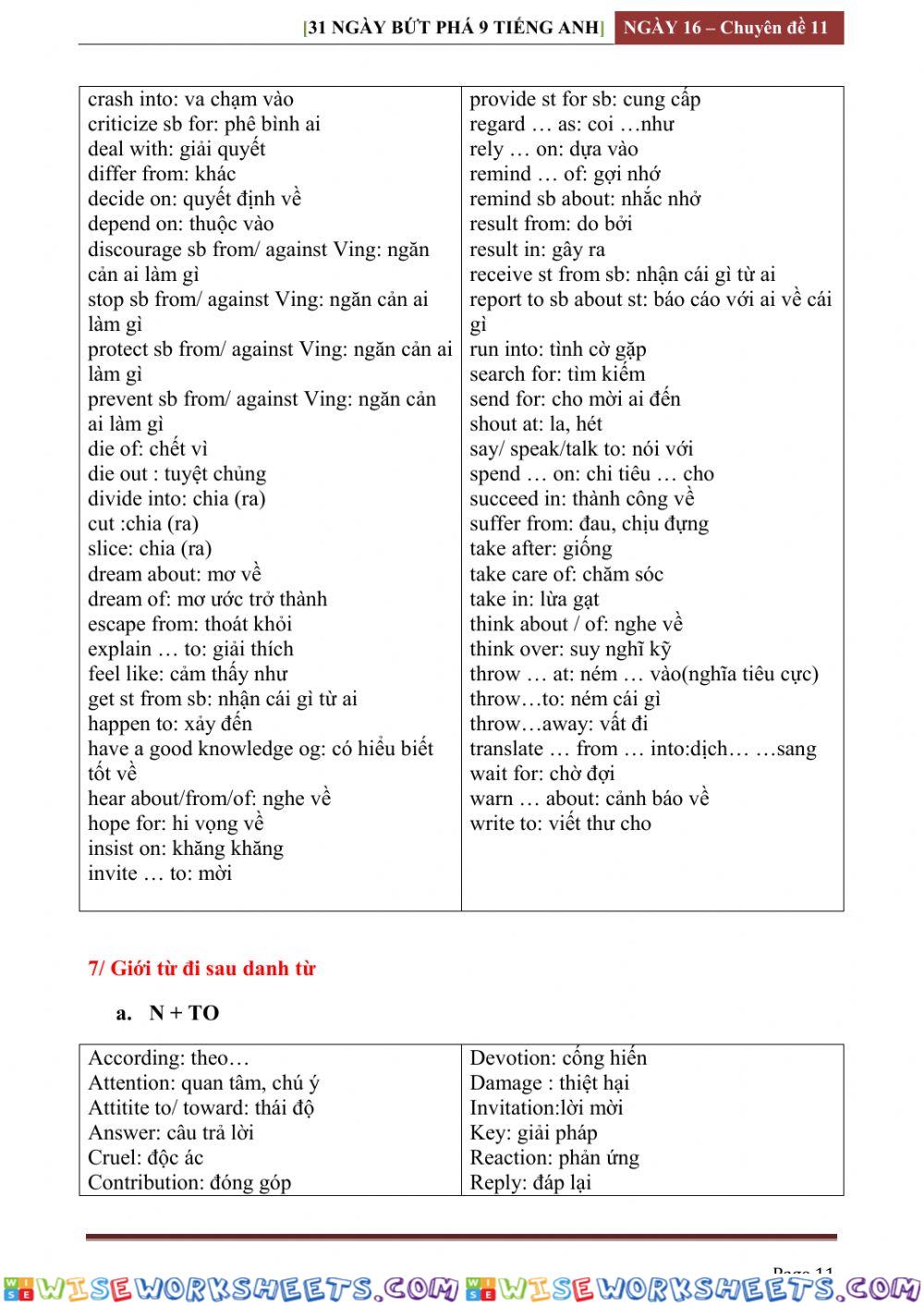 worksheet
