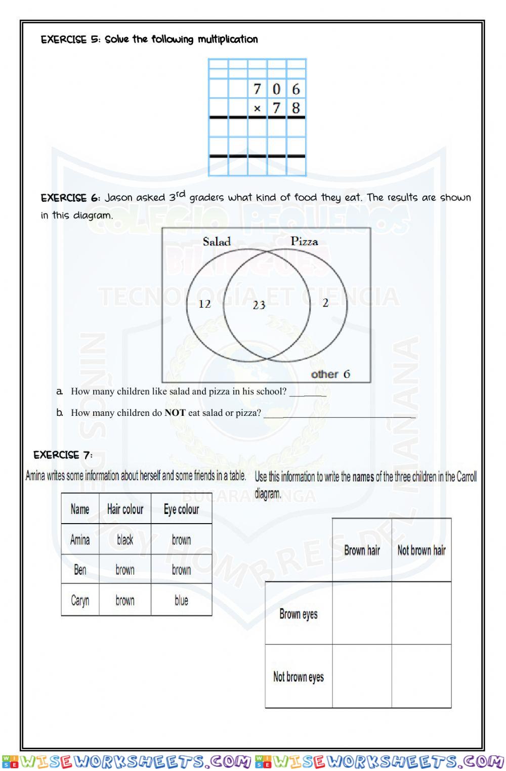 worksheet