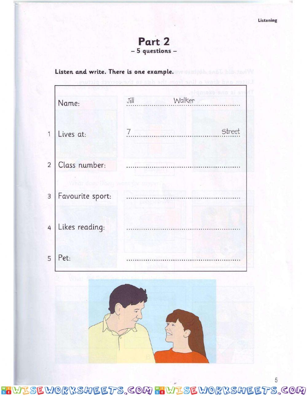 worksheet