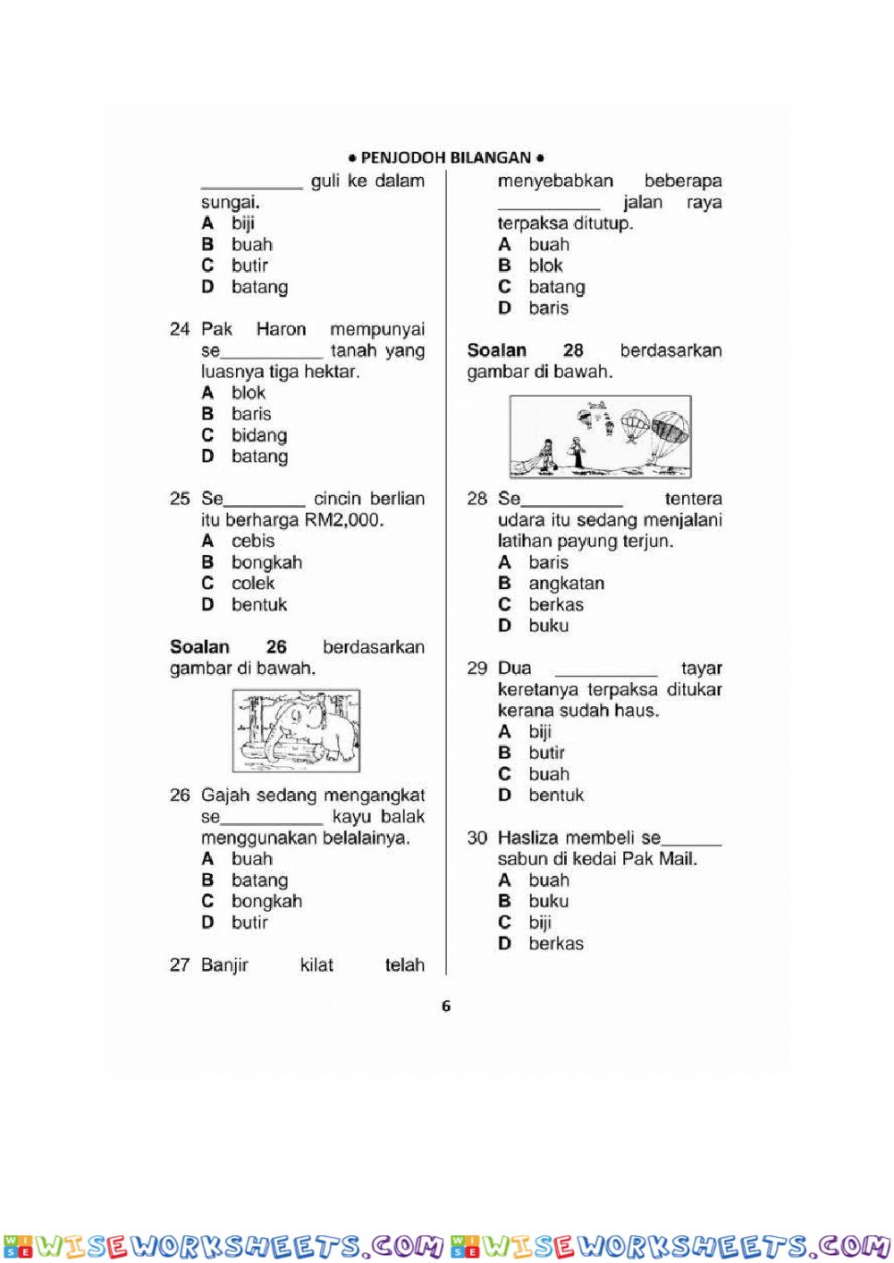 worksheet