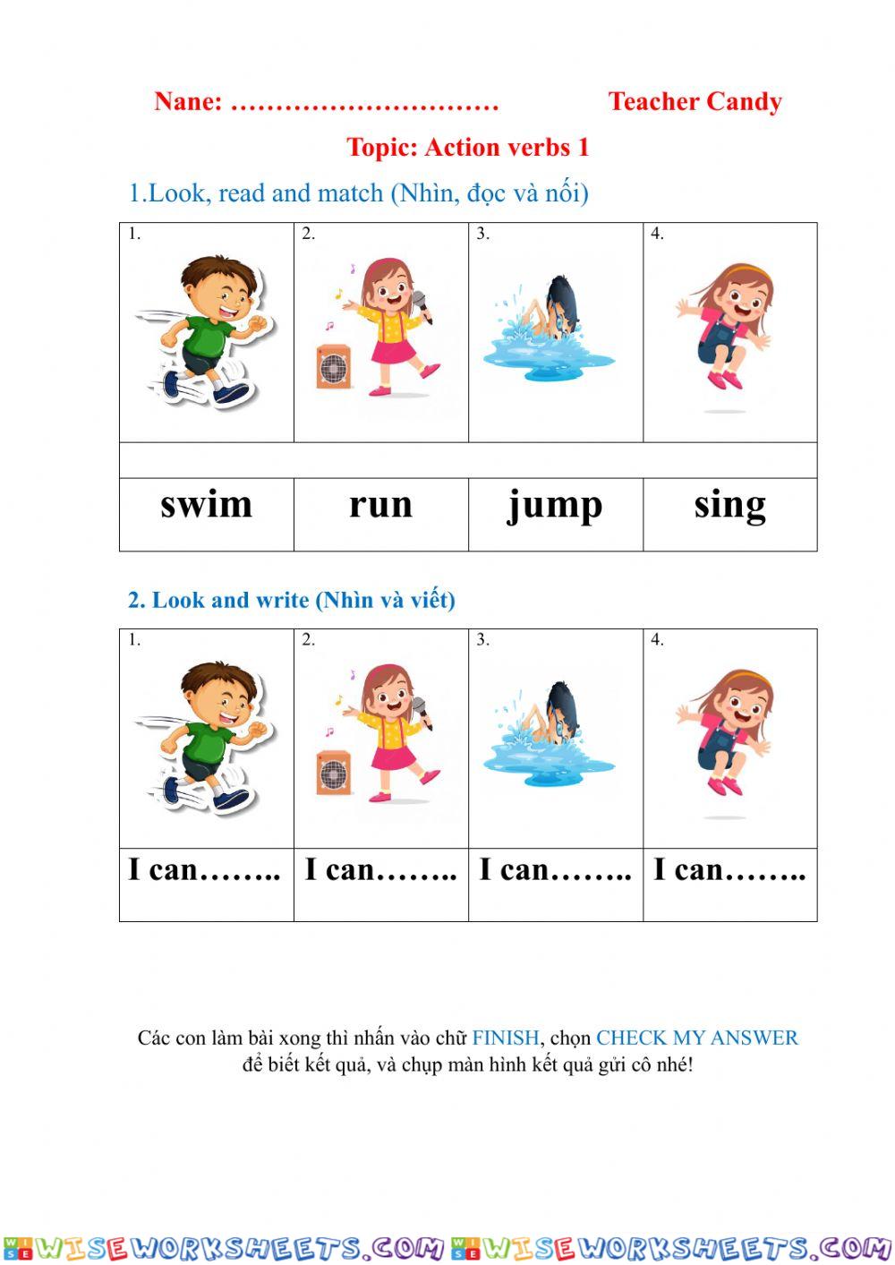 Action verbs 1