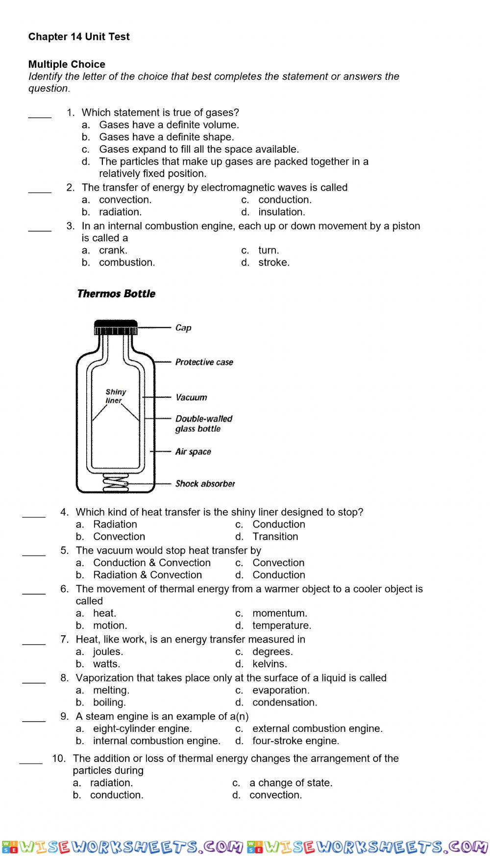 PS-14 Unit Test Page 1