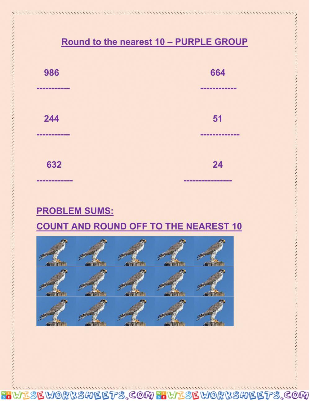 Rounding to 10