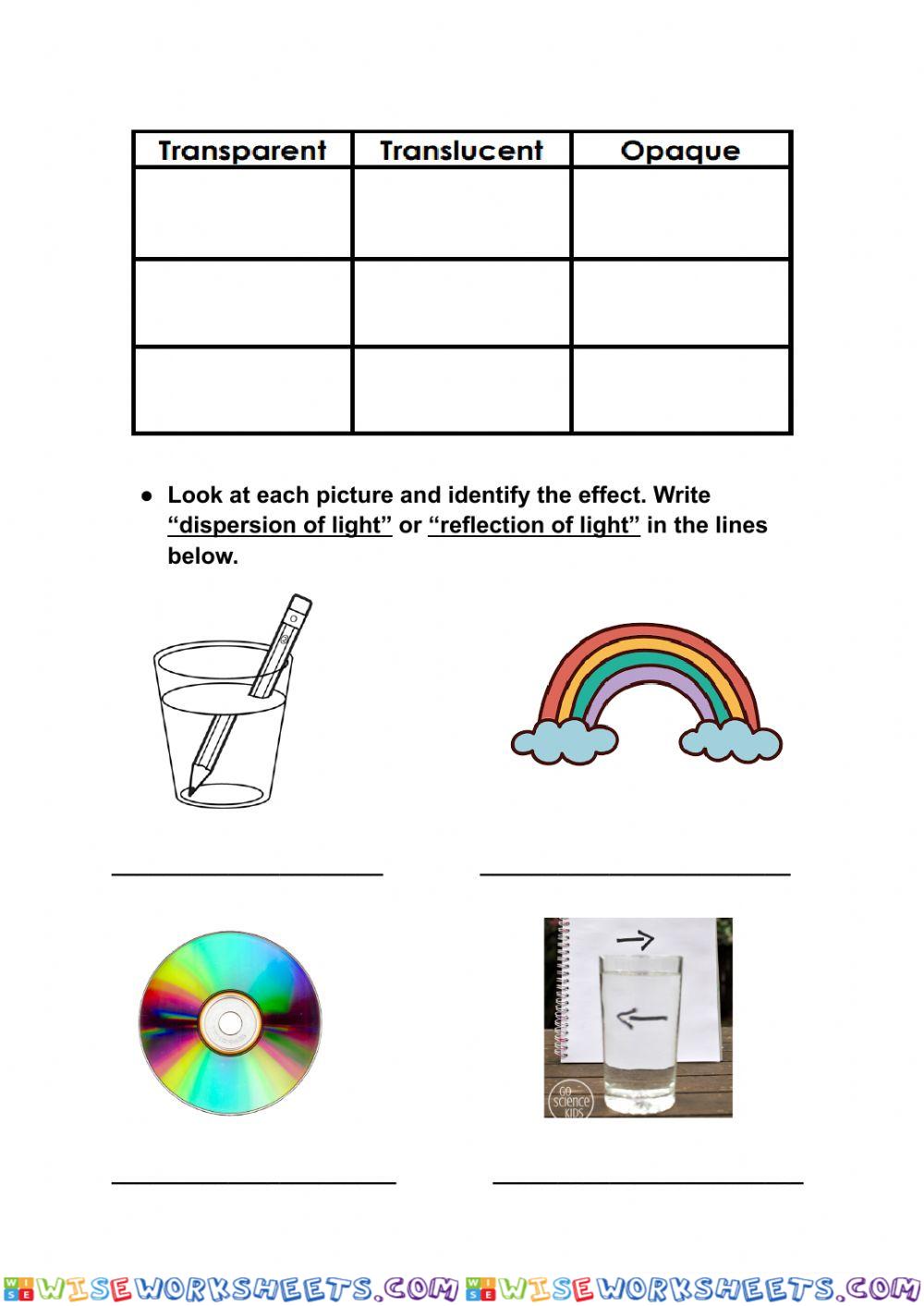 worksheet
