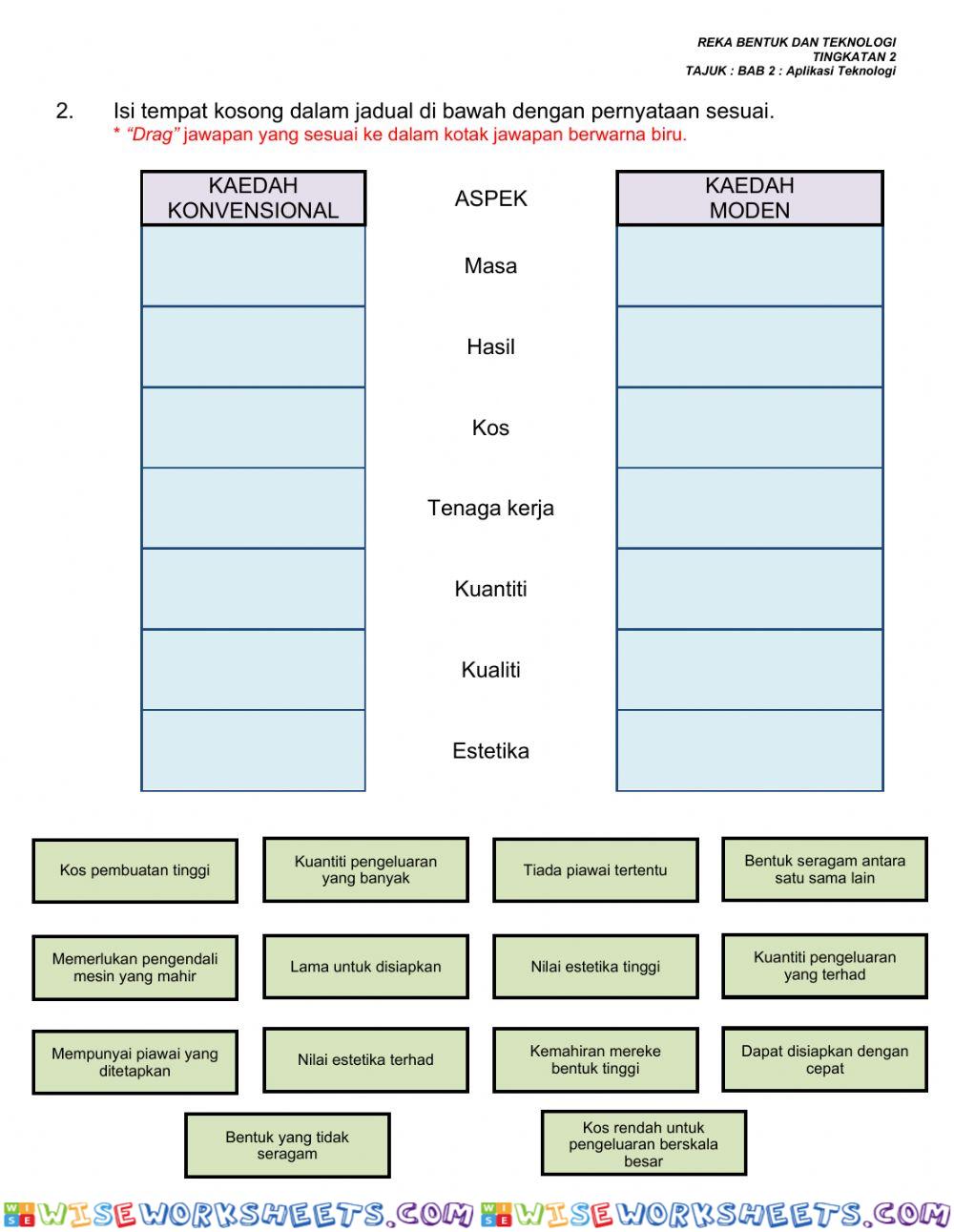 worksheet