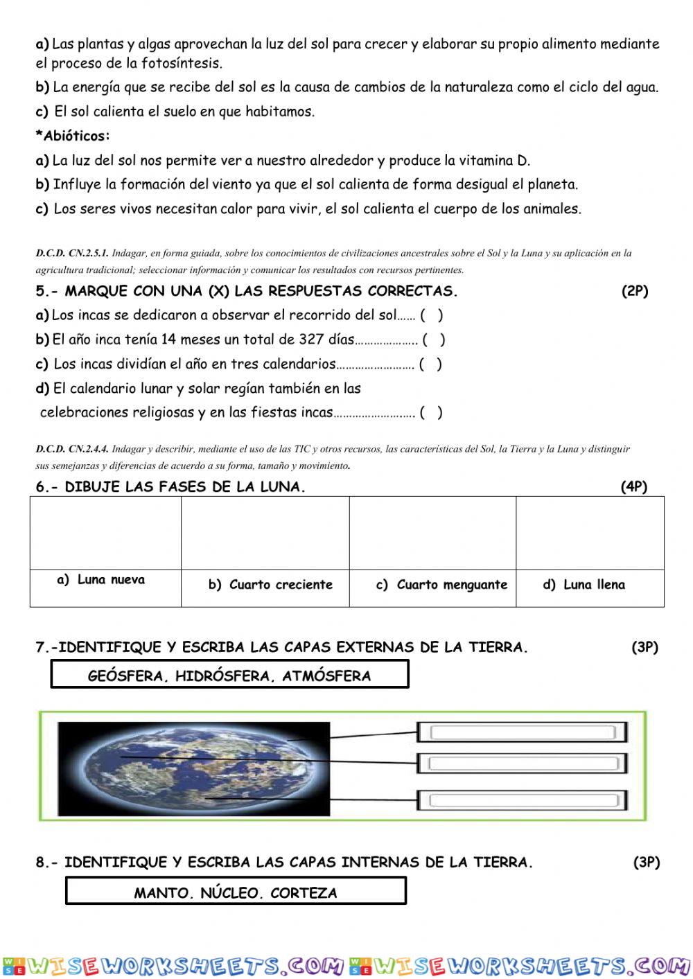 worksheet