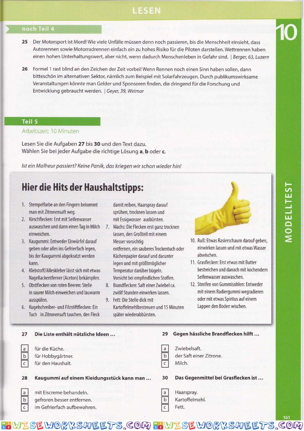 worksheet