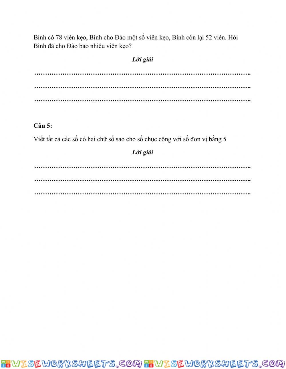 worksheet