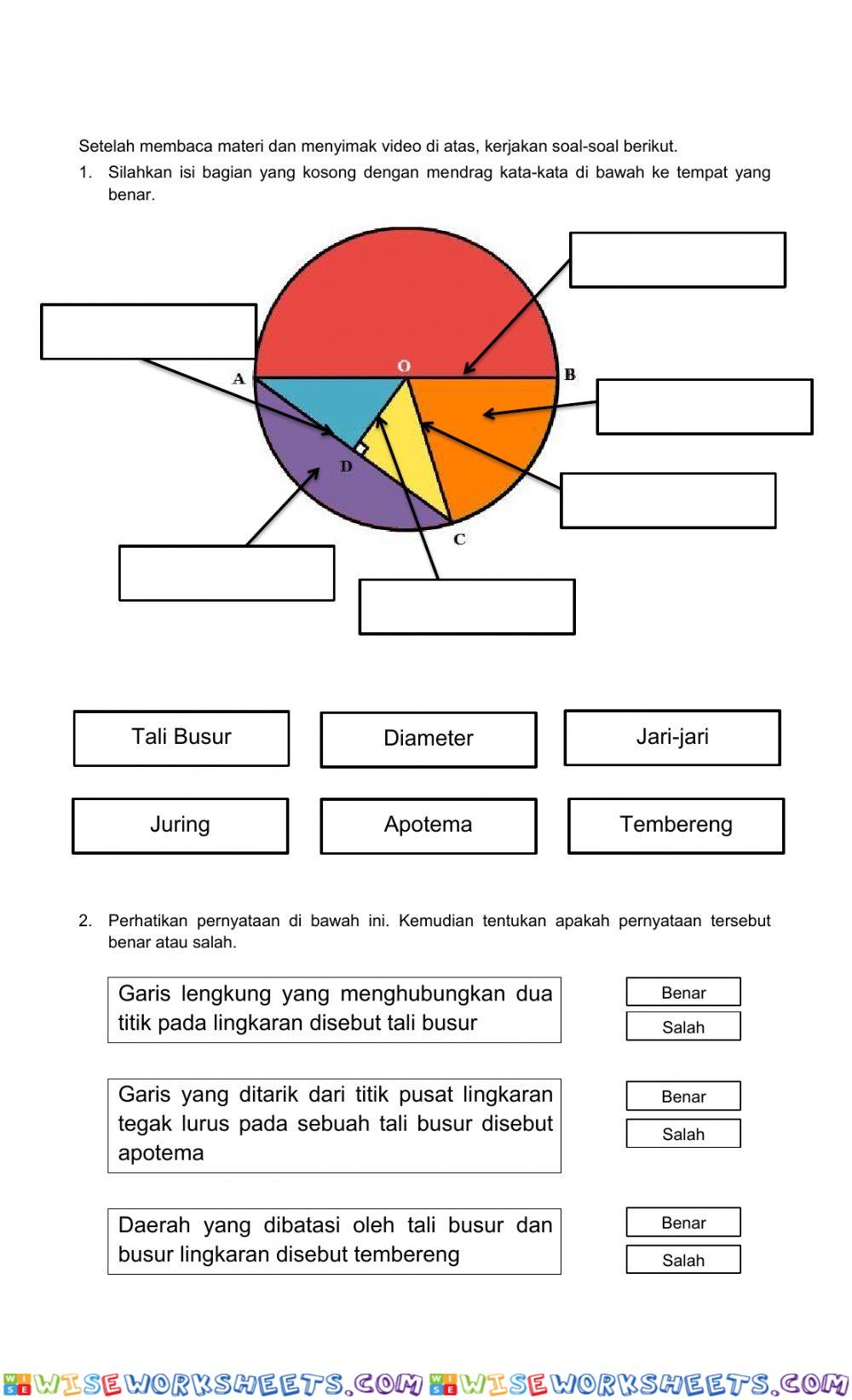 worksheet