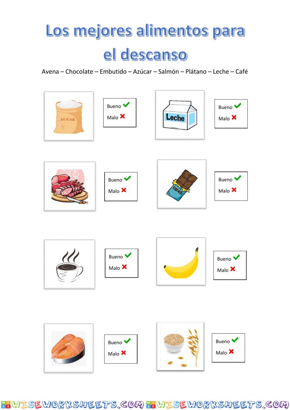 Alimentacion para el descanso