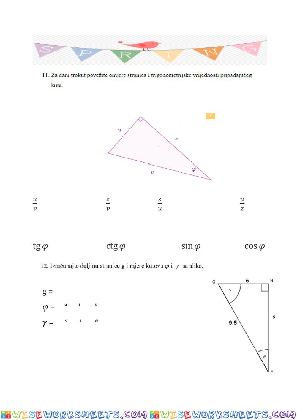 worksheet