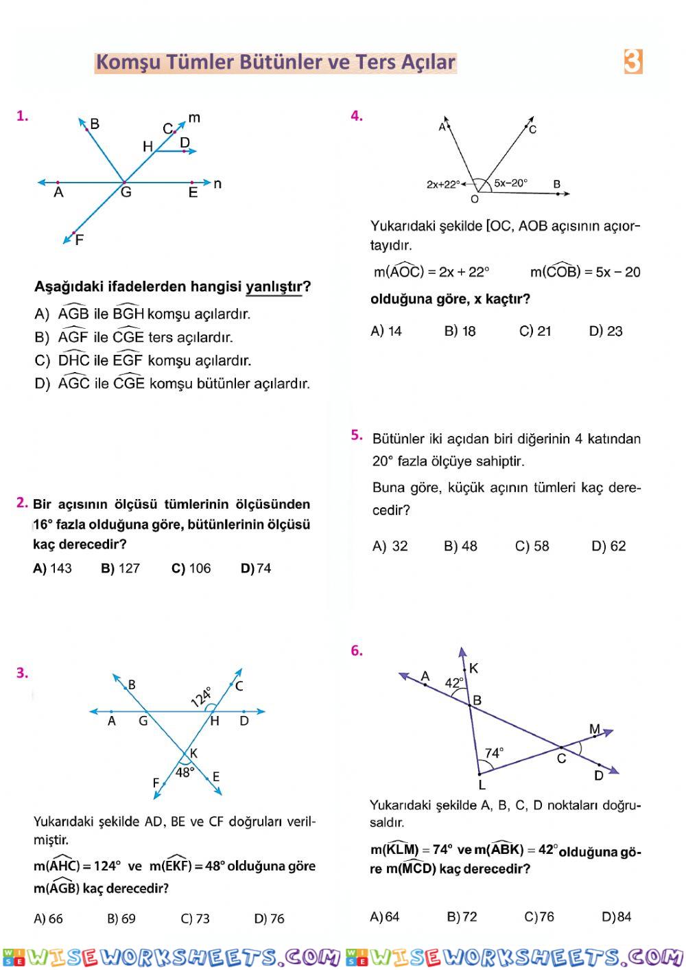 Komşu-tümler-bütünler-ters açilar testi̇-3