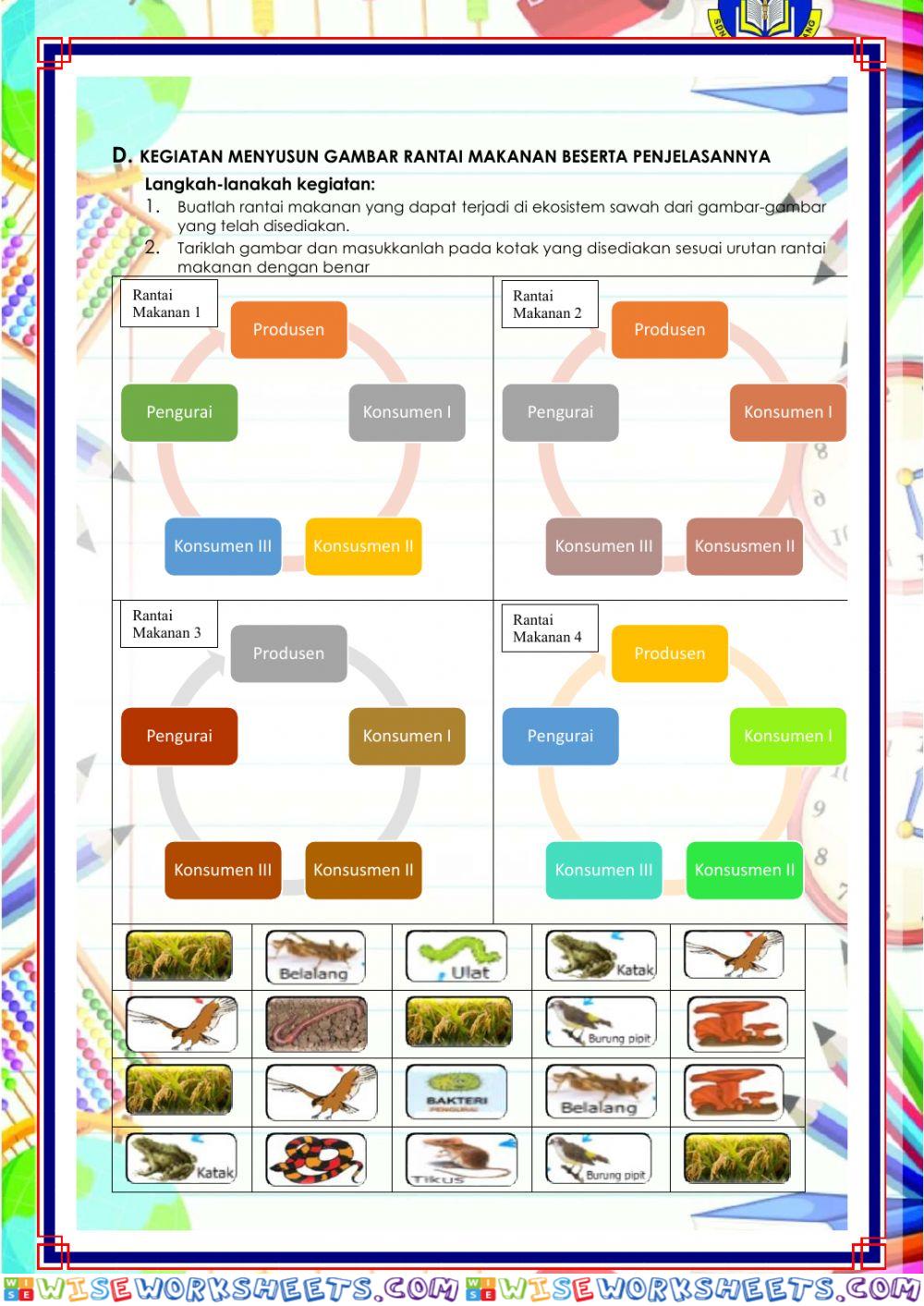 LKPD rantai makanan