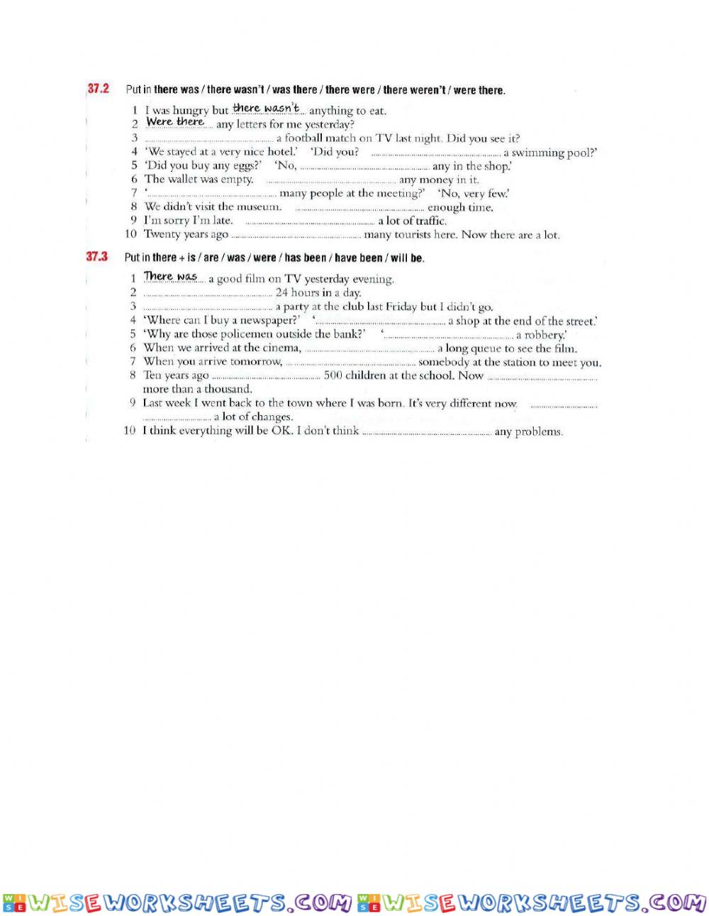 worksheet