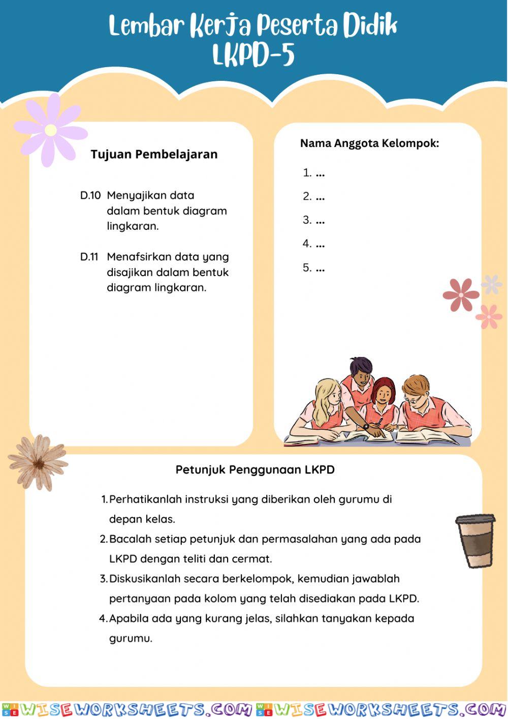 LKPD-5 Diagram lingkaran