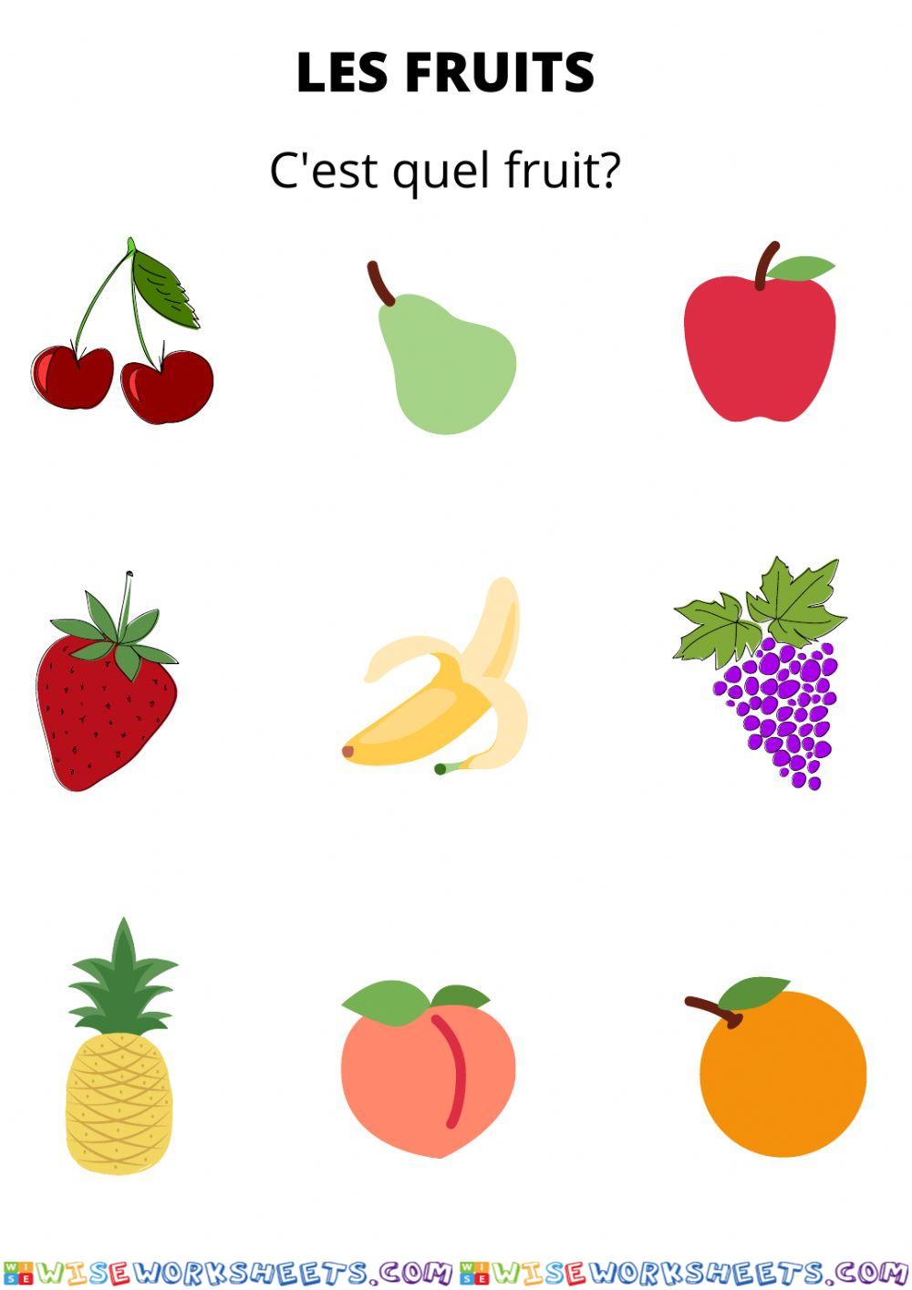 Les fruits