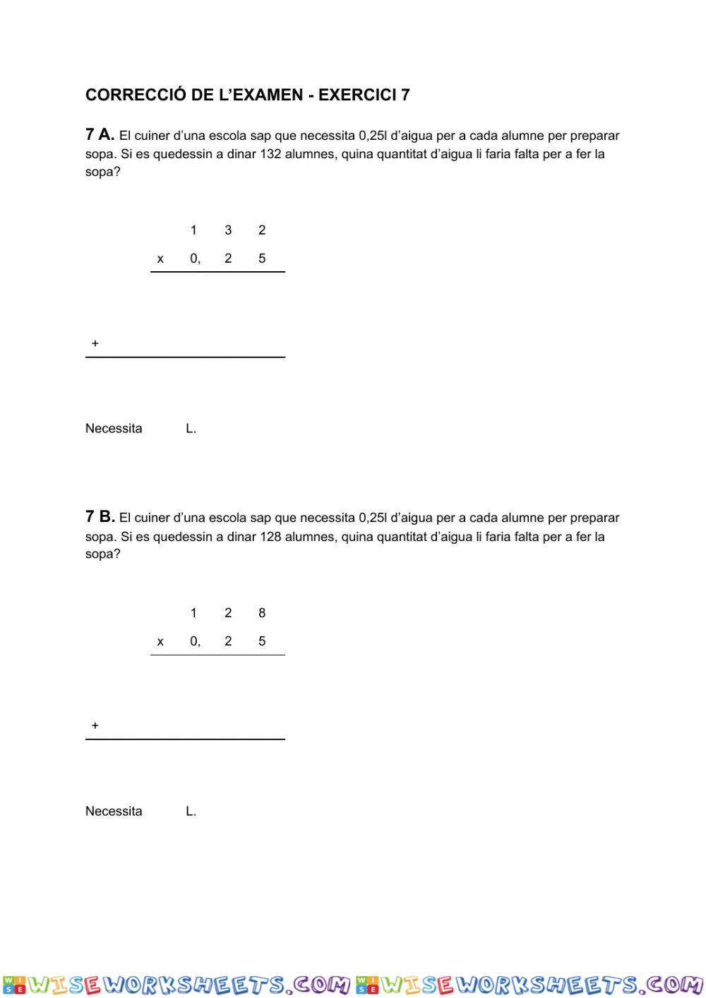 worksheet