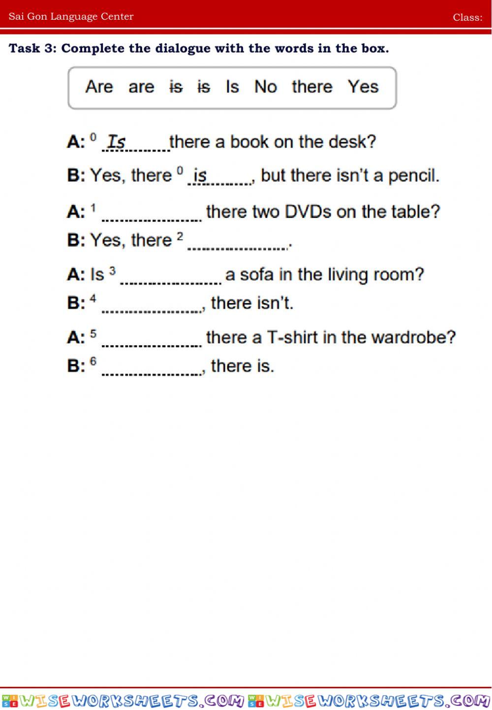 worksheet